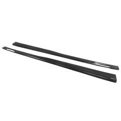 SOOQOO BMW M5 G90 carbon fibre side skirt - side profile view