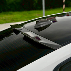 SOOQOO BMW M4 G82 carbon fibre spoiler - rear three-quarter view