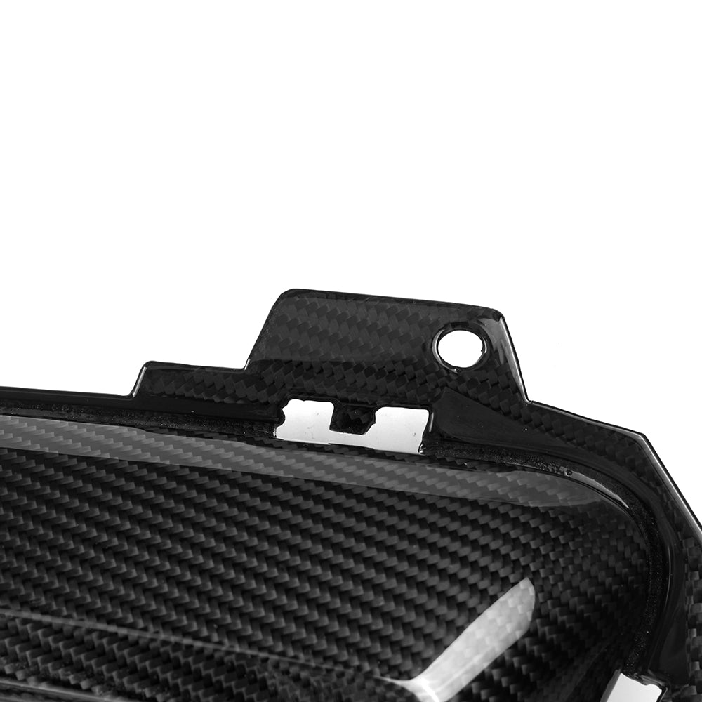 SOOQOO BMW X5M F95 carbon fibre front duct - installation fitment view