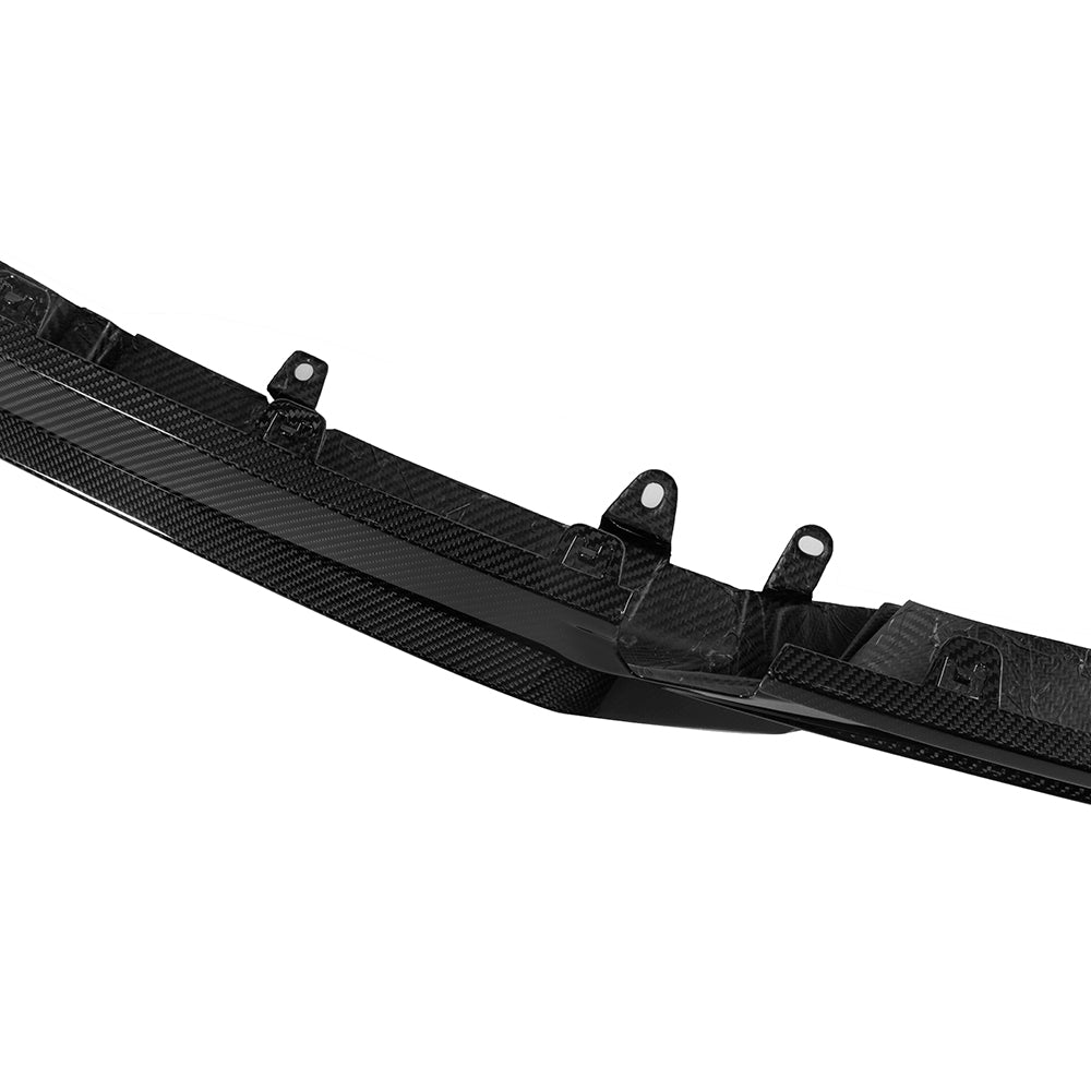 SOOQOO BMW X5M F95 carbon fibre rear diffuser - installation fitment view