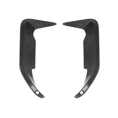 SOOQOO BMW X5M F95 carbon fibre rear vent trim - side profile view