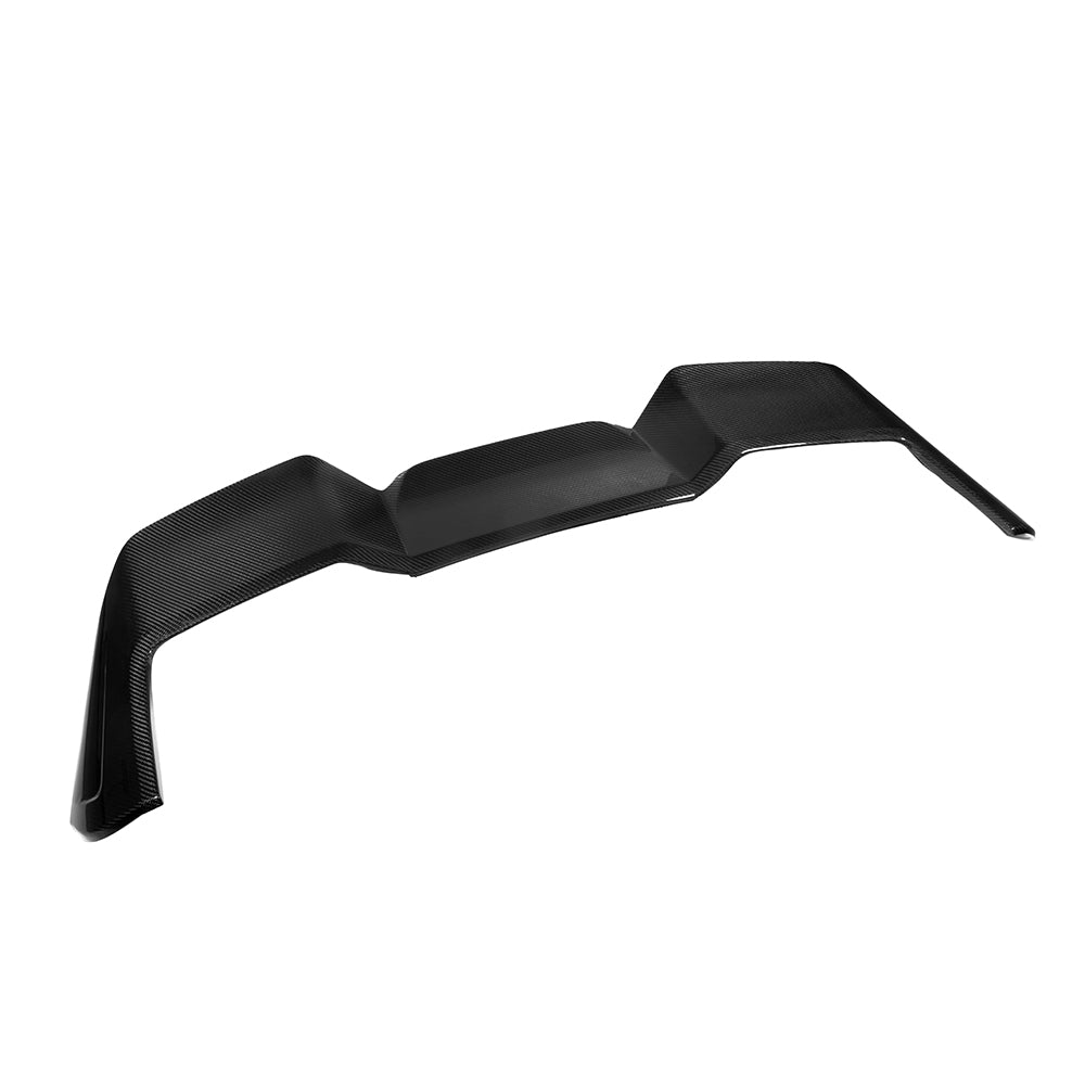 SOOQOO BMW X5M F95 carbon fibre spoiler - installation fitment view