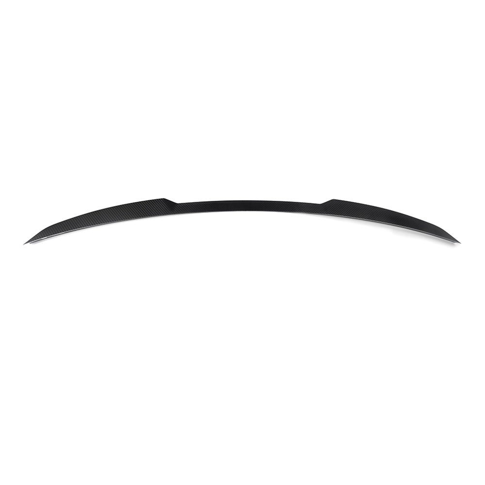 SOOQOO BMW X5M F95 carbon fibre spoiler - front three-quarter view