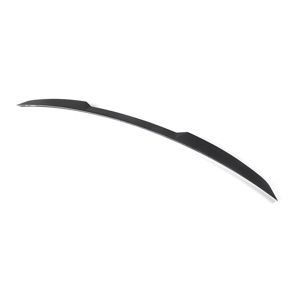 SOOQOO BMW X5M F95 carbon fibre spoiler - side profile view