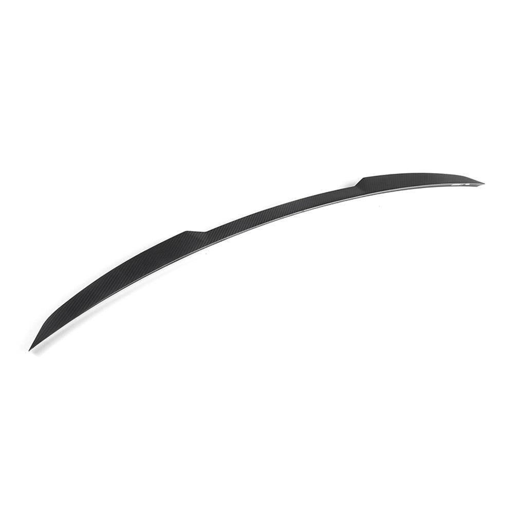SOOQOO BMW X5M F95 carbon fibre spoiler - installation fitment view