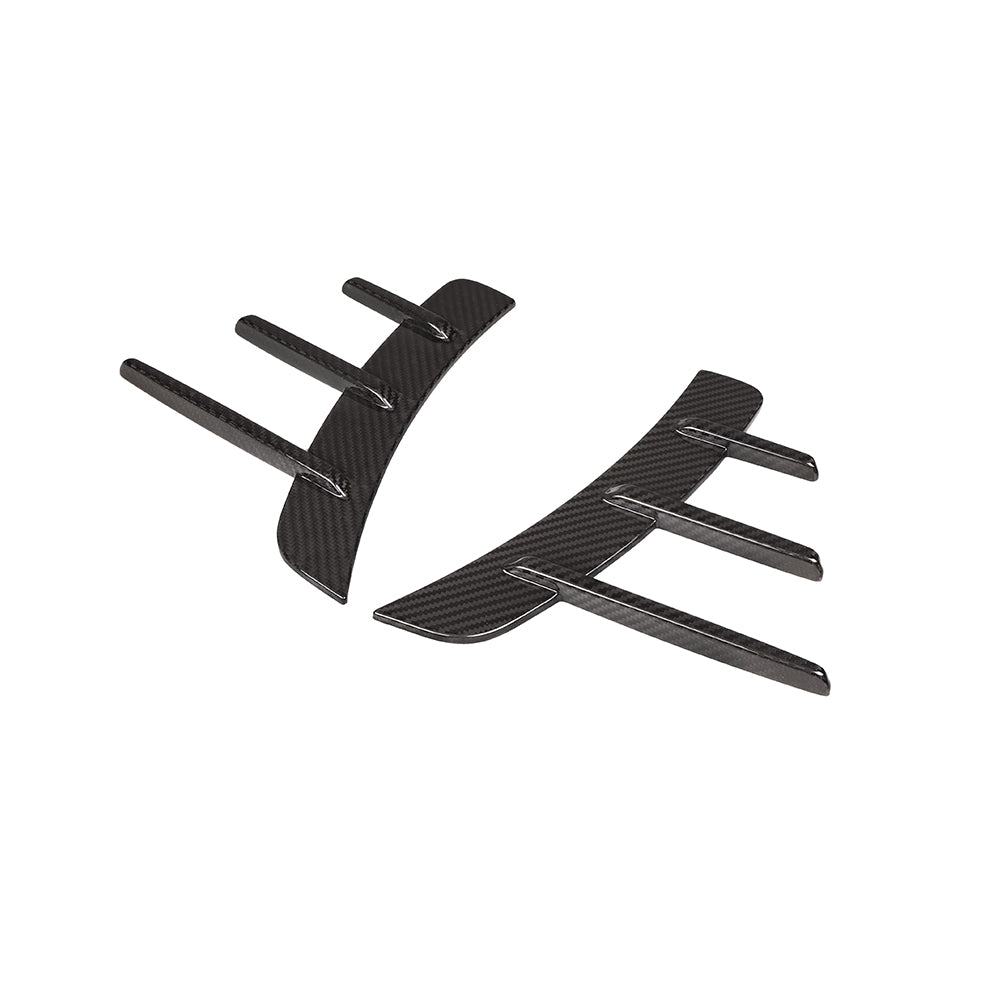 SOOQOO BMW 4 Series G22 carbon fibre side spat - side profile view
