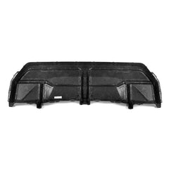 SOOQOO BMW 2 Series G42 carbon fibre rear diffuser - side profile view