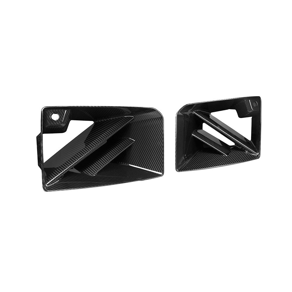SOOQOO BMW M2 G87 carbon fibre front duct - installation fitment view