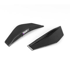 SOOQOO BMW M2 F87 carbon fibre canard - side profile view