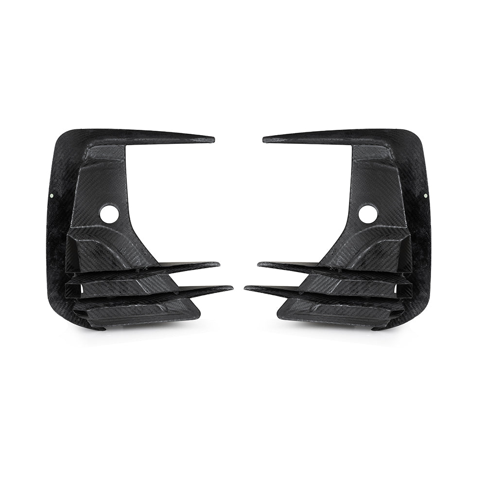 SOOQOO BMW X3 G01 carbon fibre side vent - installation fitment view