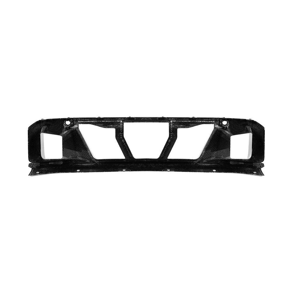 SOOQOO BMW M2 G87 carbon fibre front bumper trim - side profile view