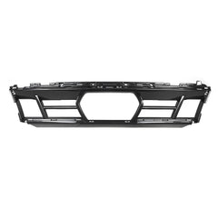 SOOQOO BMW X5 G05 carbon fibre front bumper trim - front three-quarter view