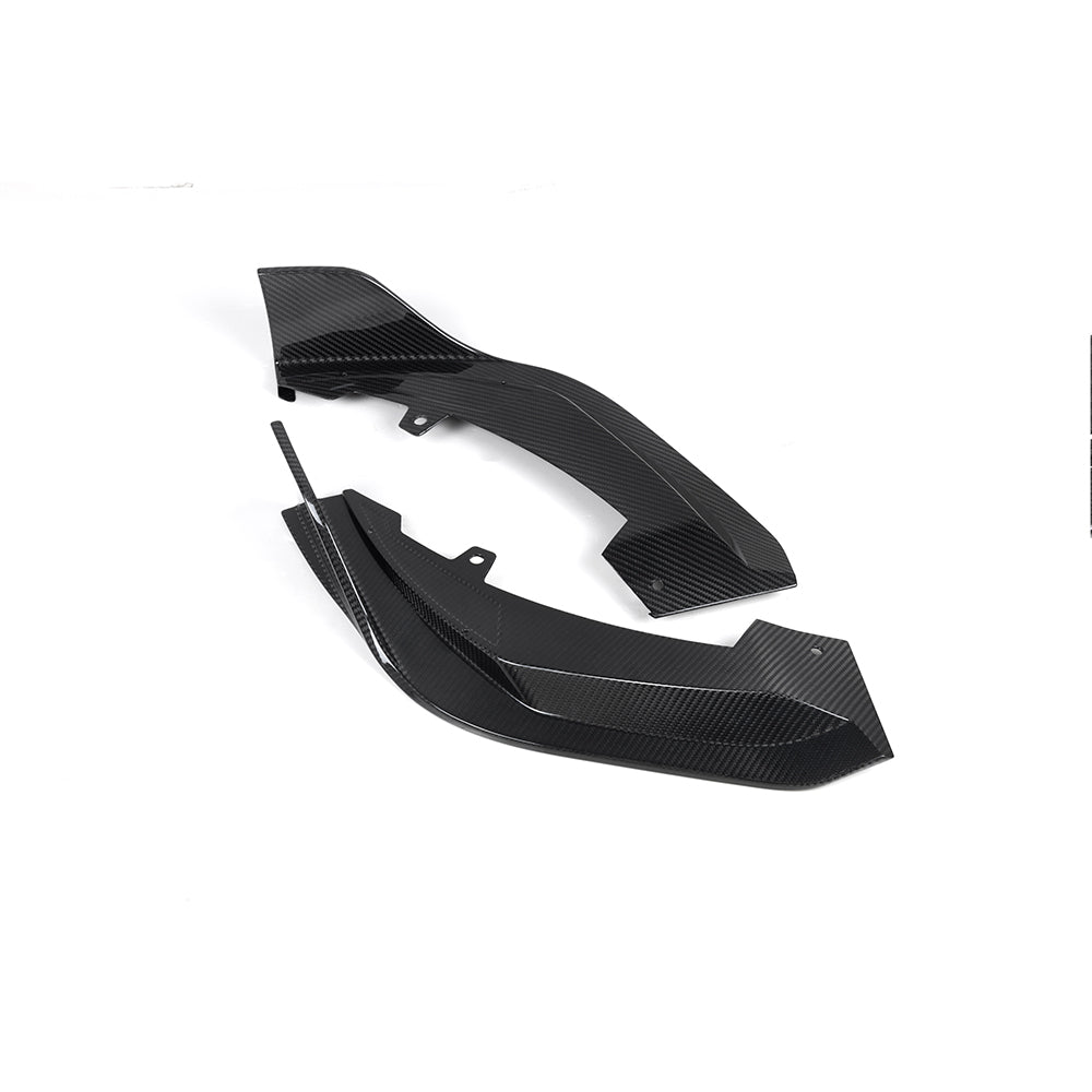 SOOQOO BMW X3M F97 carbon fibre front splitter - installation fitment view