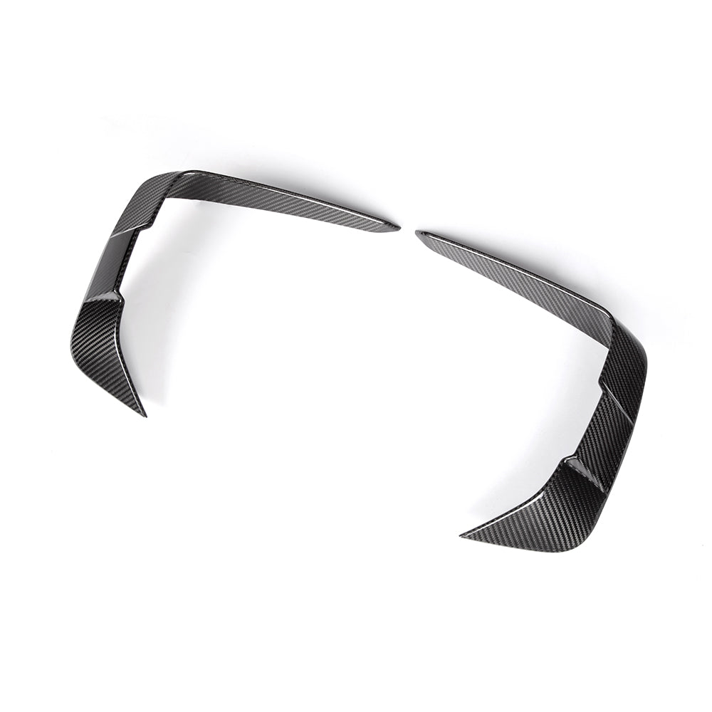 SOOQOO BMW 8 Series G14 carbon fibre front side vent - side profile view