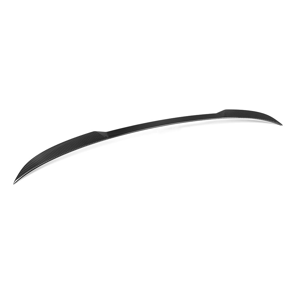 SOOQOO BMW X3 G01 carbon fibre spoiler - front three-quarter view