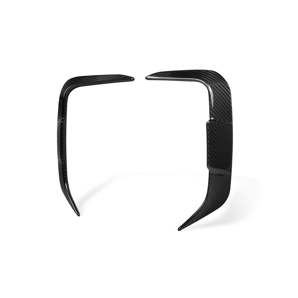 SOOQOO BMW  G08 carbon fibre canard - installation fitment view