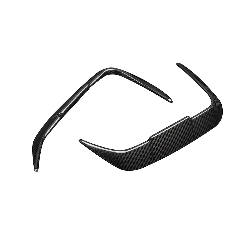 SOOQOO BMW  G08 carbon fibre canard - detail shot of mounting points