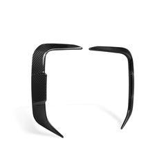 SOOQOO BMW X3 G01 carbon fibre canard - side profile view
