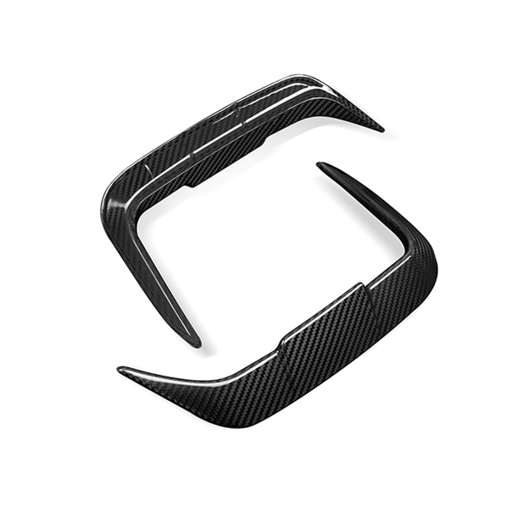SOOQOO BMW X3 G01 carbon fibre canard - detail shot of mounting points