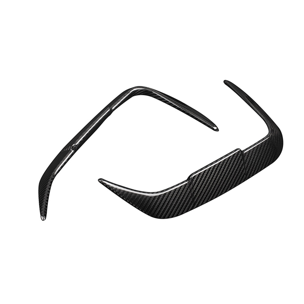 SOOQOO BMW X3 G01 carbon fibre canard - front three-quarter view