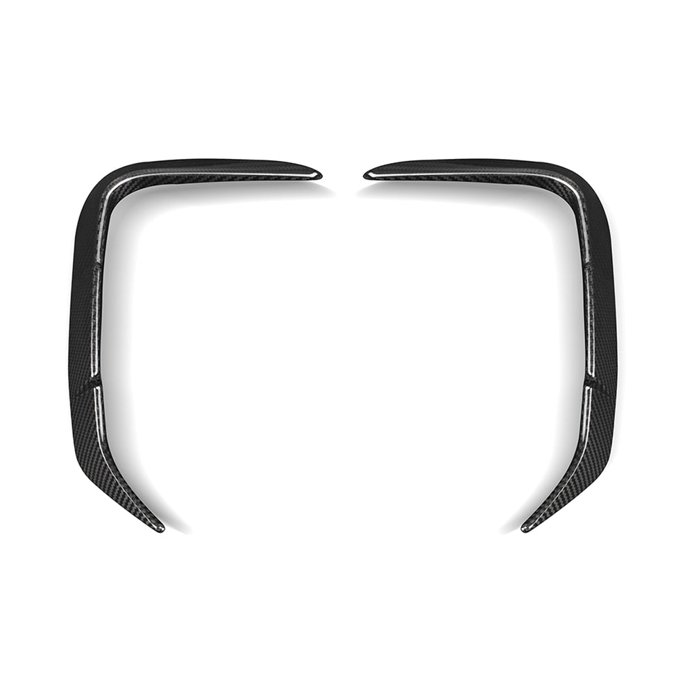 SOOQOO BMW X3M F97 carbon fibre canard - side profile view