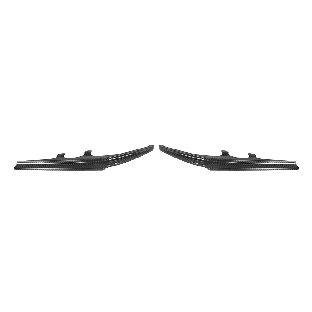 SOOQOO BMW 2 Series G42 carbon fibre rear diffuser - front three-quarter view