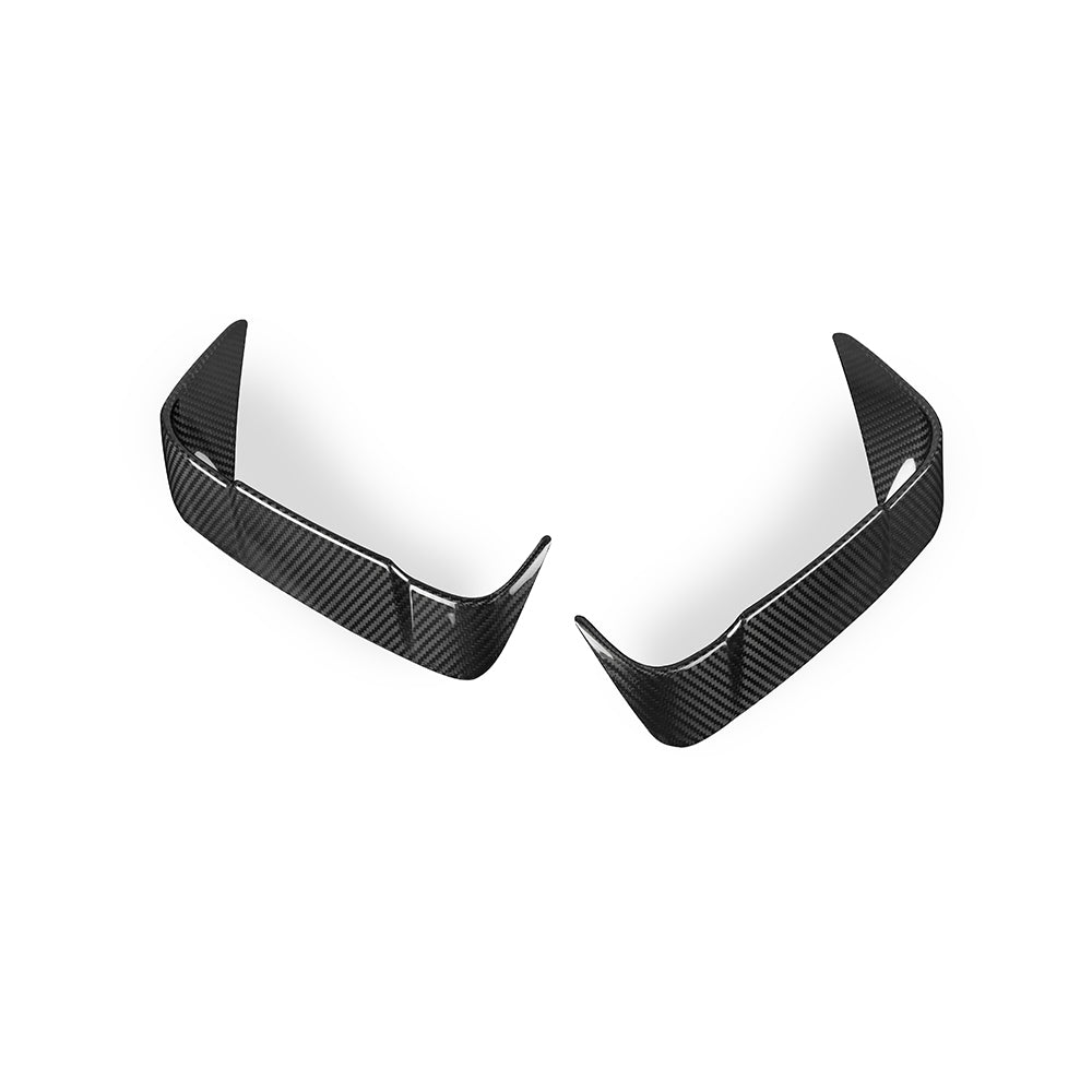 SOOQOO BMW 4 Series G22 carbon fibre carbon trim - front three-quarter view