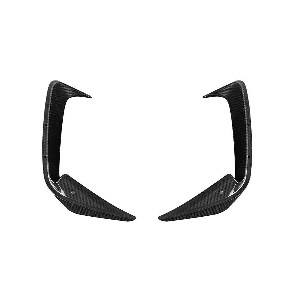 SOOQOO BMW 4 Series G22 carbon fibre carbon trim - detail shot of mounting points