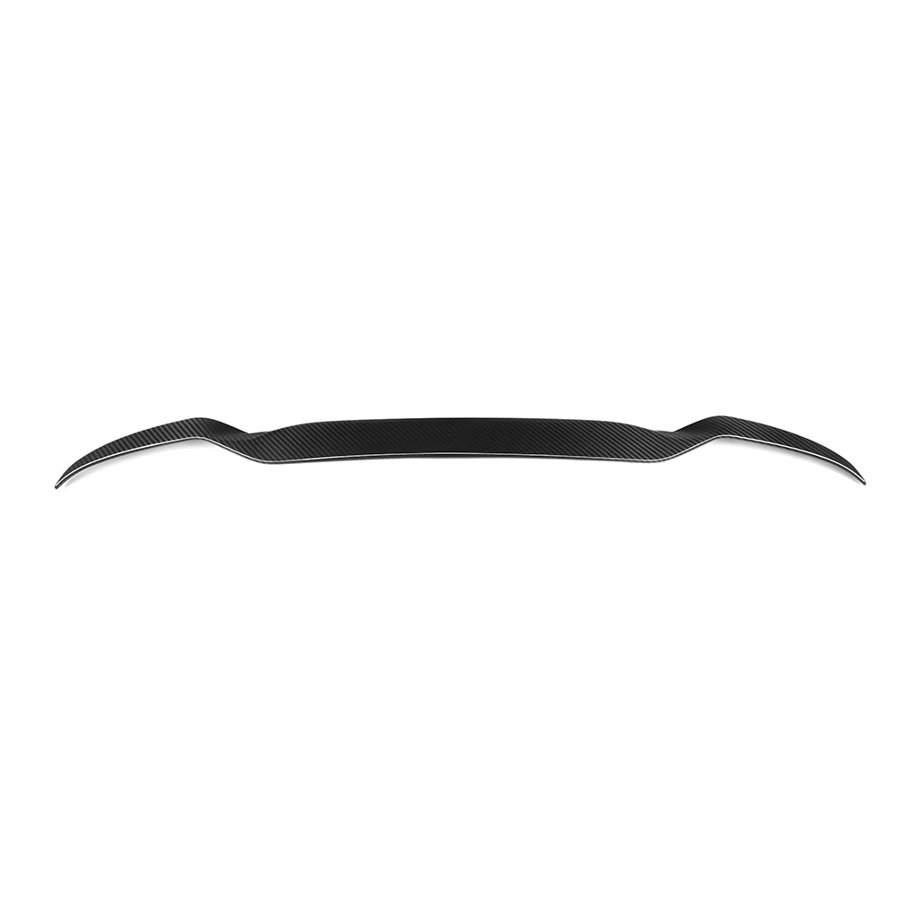SOOQOO BMW X3M F97 carbon fibre spoiler - front three-quarter view