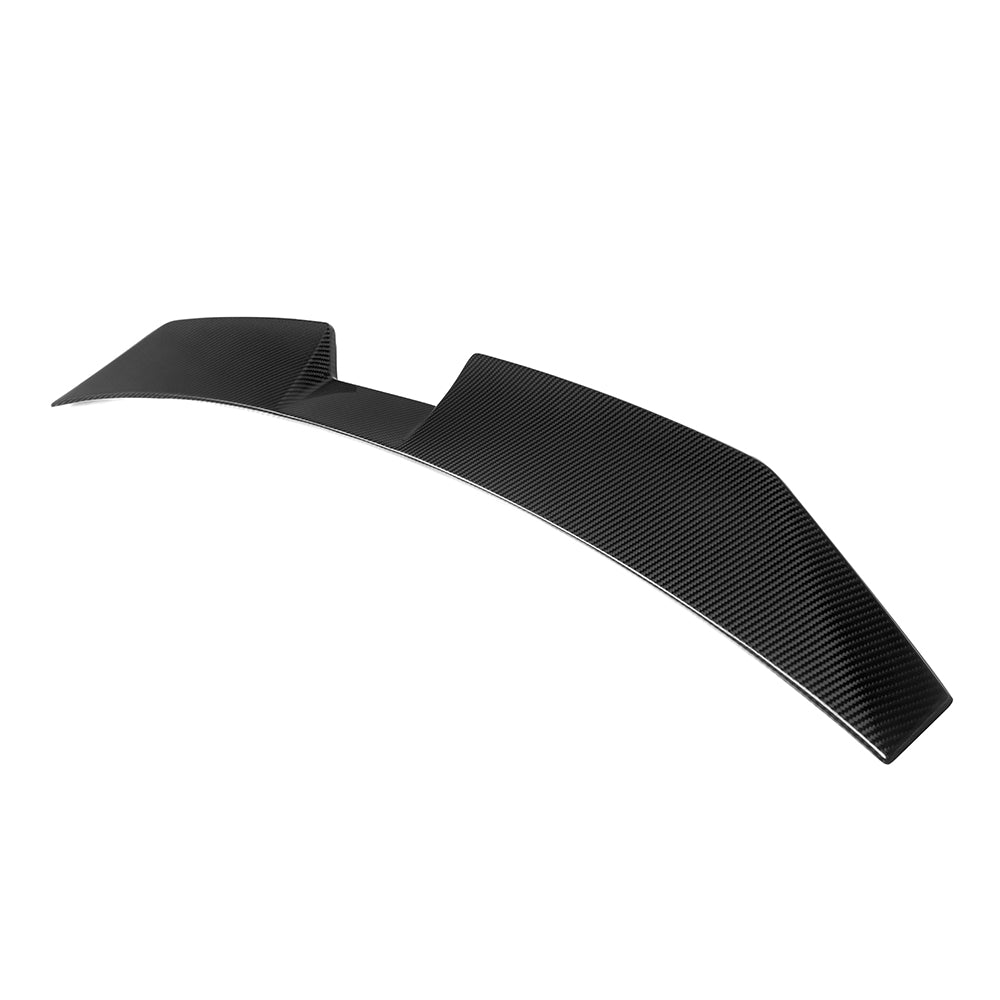 SOOQOO BMW M5 G90 carbon fibre spoiler - side profile view