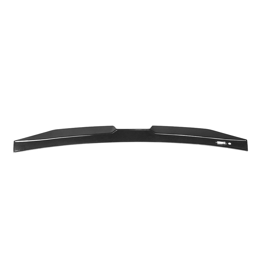 SOOQOO BMW M5 G90 carbon fibre spoiler - front three-quarter view