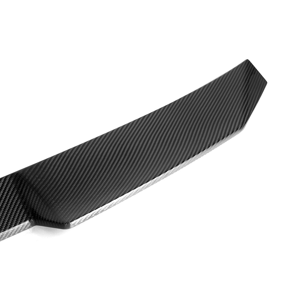 SOOQOO BMW M5 G90 carbon fibre spoiler - detail shot of mounting points