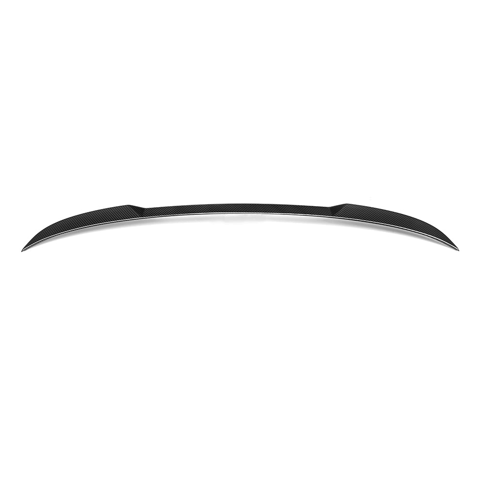SOOQOO BMW X3M F97 carbon fibre spoiler - installation fitment view