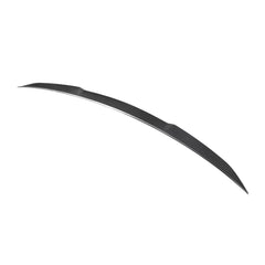 SOOQOO BMW 4 Series G26 carbon fibre spoiler - side profile view