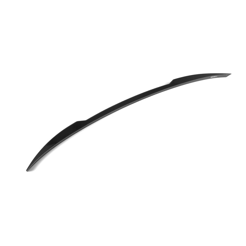 SOOQOO BMW M3 G81 carbon fibre spoiler - detail shot of mounting points