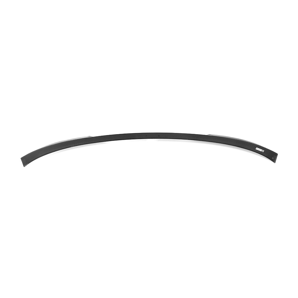 SOOQOO BMW M3 G81 carbon fibre spoiler - front three-quarter view