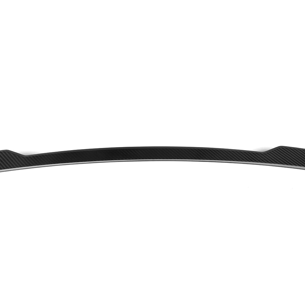 SOOQOO BMW M3 G81 carbon fibre spoiler - installation fitment view
