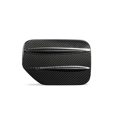 SOOQOO BMW iX3 G08 carbon fibre adapter cover - side profile view