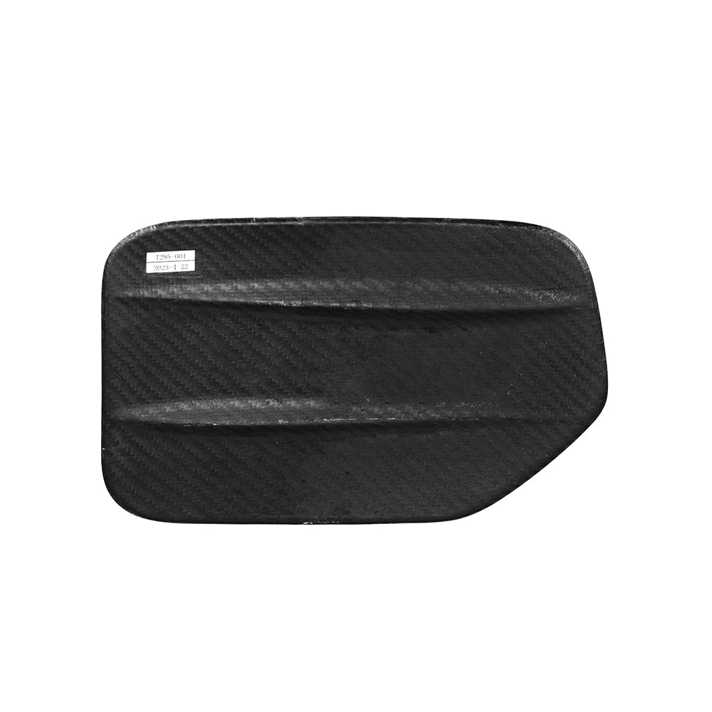 SOOQOO BMW iX3 G08 carbon fibre adapter cover - detail shot of mounting points