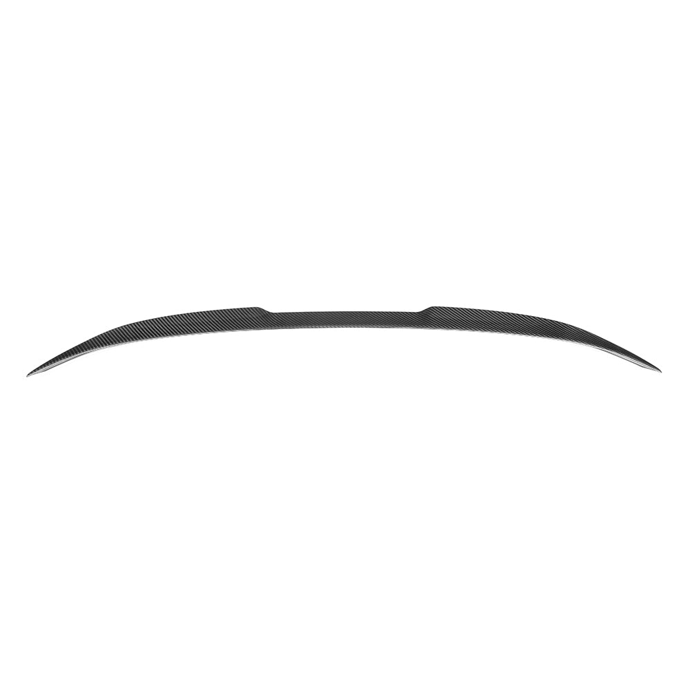 SOOQOO BMW 2 Series G42 carbon fibre spoiler - detail shot of mounting points
