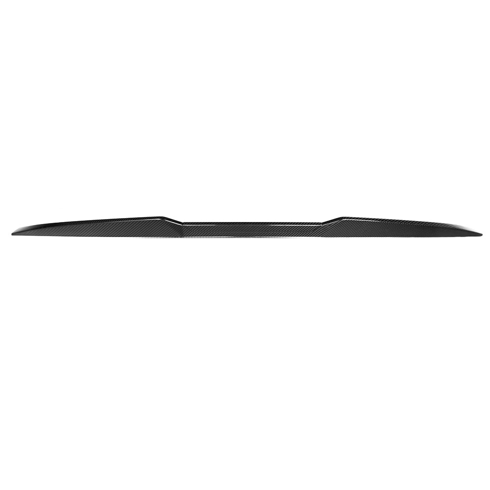 SOOQOO BMW M5 G90 carbon fibre spoiler - installation fitment view
