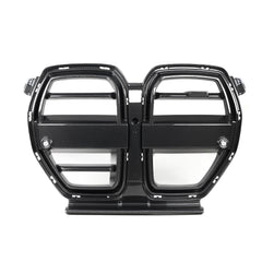 SOOQOO BMW M3 G80 carbon fibre grille - front three-quarter view