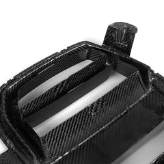 SOOQOO BMW M3 G80 carbon fibre grille - side profile view