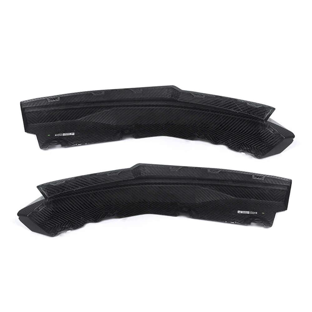 SOOQOO BMW M4 G82 carbon fibre rear diffuser - close-up of carbon fibre weave detail