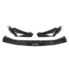 SOOQOO BMW M3  carbon fibre front splitter - front three-quarter view