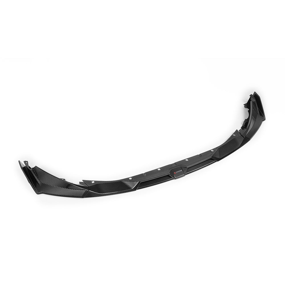 SOOQOO BMW M3  carbon fibre front splitter - installation fitment view