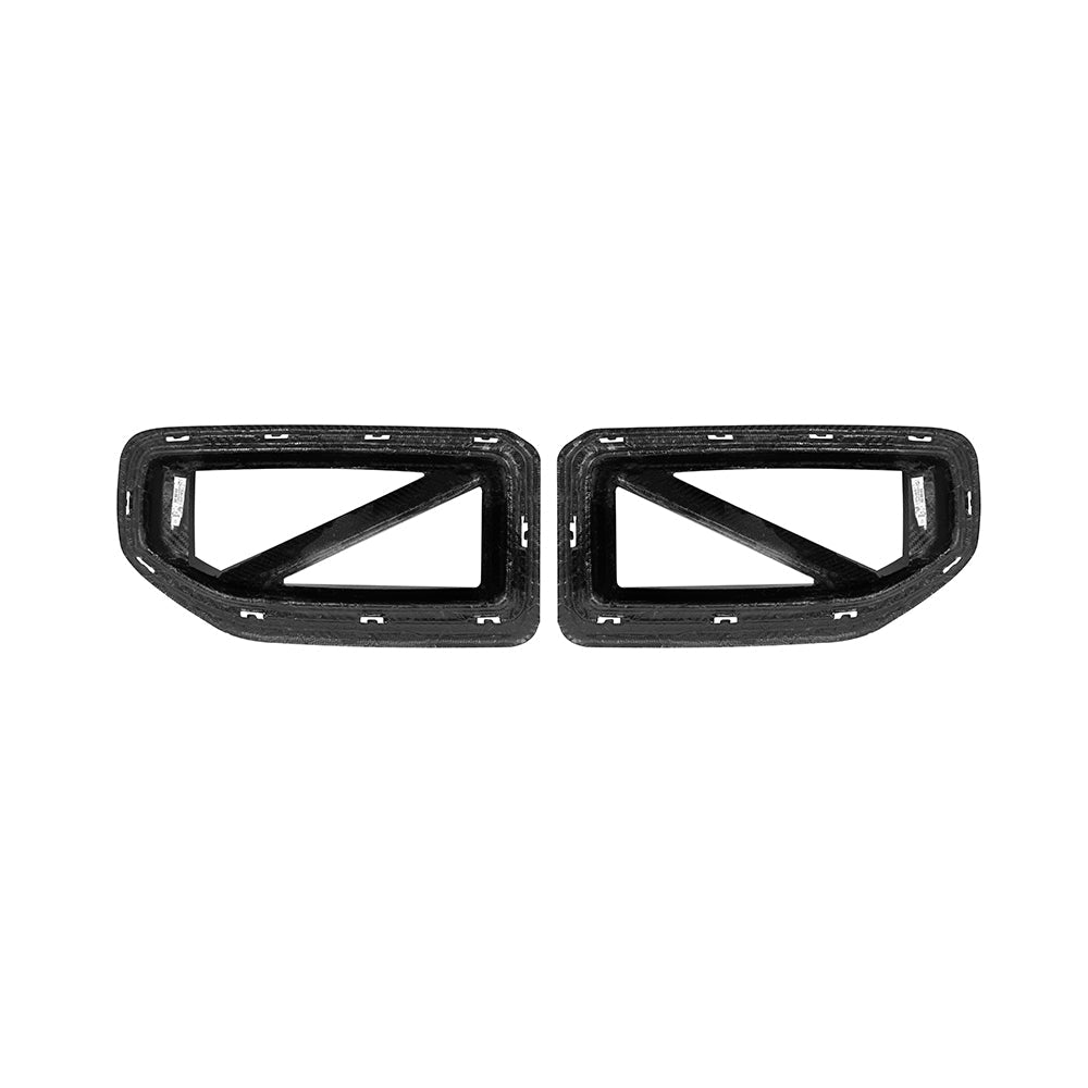 SOOQOO BMW M2 G87 carbon fibre grille - side profile view