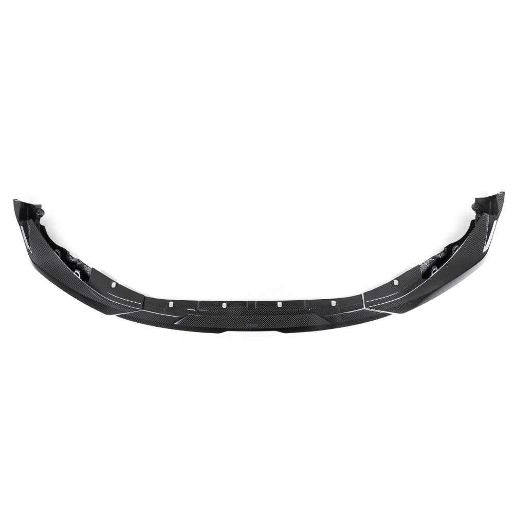 SOOQOO BMW M3  carbon fibre front splitter - side profile view