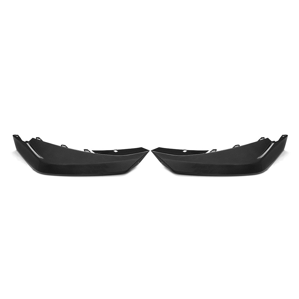 SOOQOO BMW M3  carbon fibre front splitter - side profile view