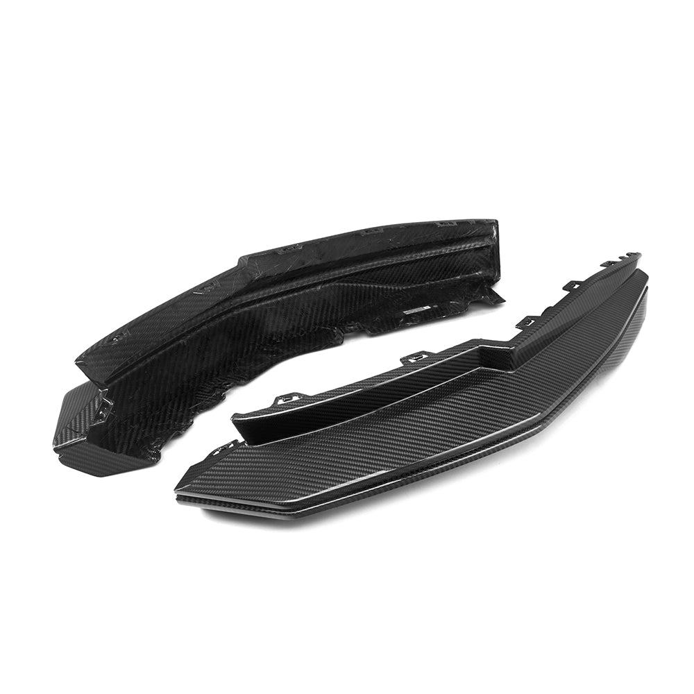 SOOQOO BMW M3 G80 carbon fibre rear diffuser - side profile view
